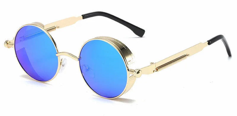 Stylish Retro Cat-Eye Mirror Sunglasses – UV Protection & Bold Color Frames