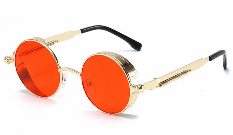 Stylish Retro Cat-Eye Mirror Sunglasses – UV Protection & Bold Color Frames