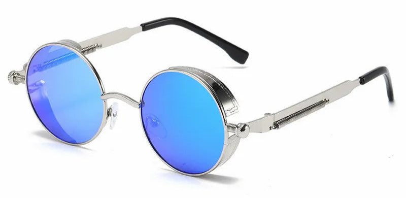 Stylish Retro Cat-Eye Mirror Sunglasses – UV Protection & Bold Color Frames