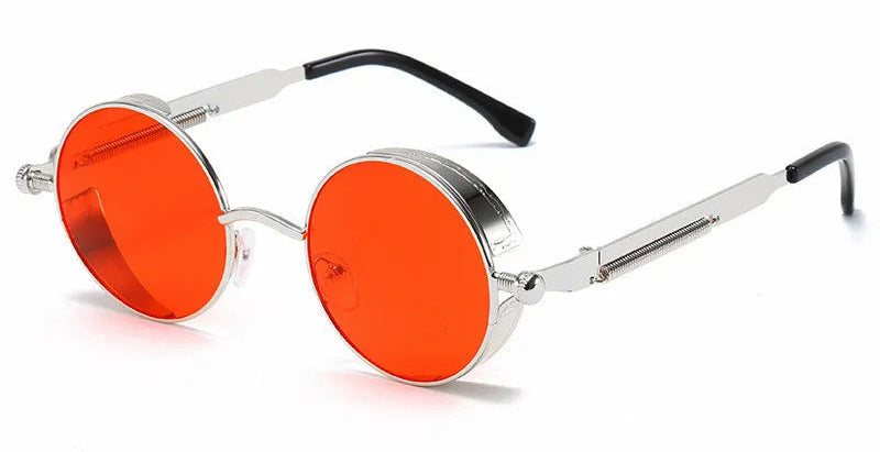 Stylish Retro Cat-Eye Mirror Sunglasses – UV Protection & Bold Color Frames