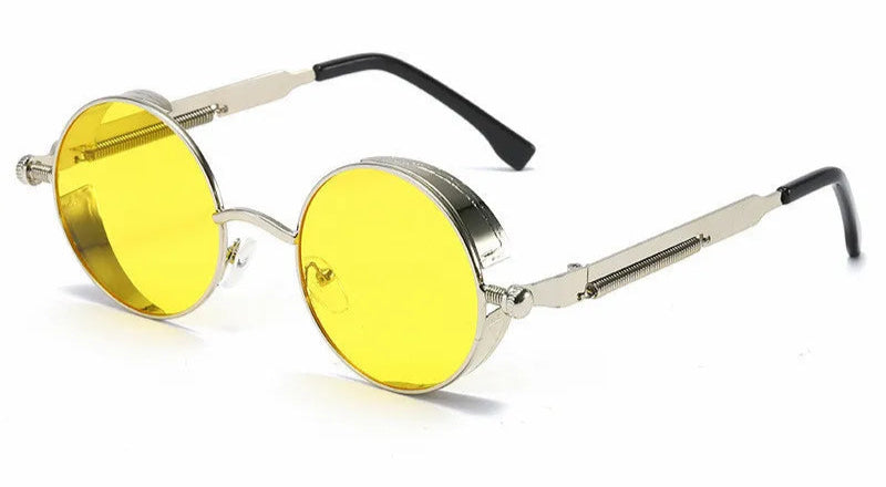 Stylish Retro Cat-Eye Mirror Sunglasses – UV Protection & Bold Color Frames